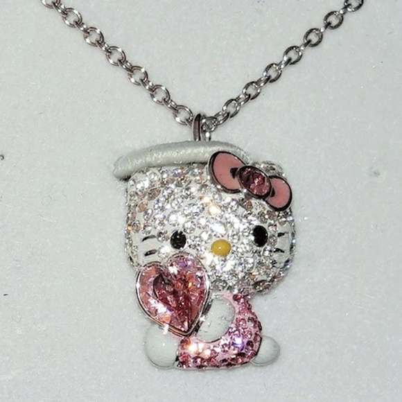 Swarovski Jewelry - Hello Kitty Swarovski Pendant Necklace